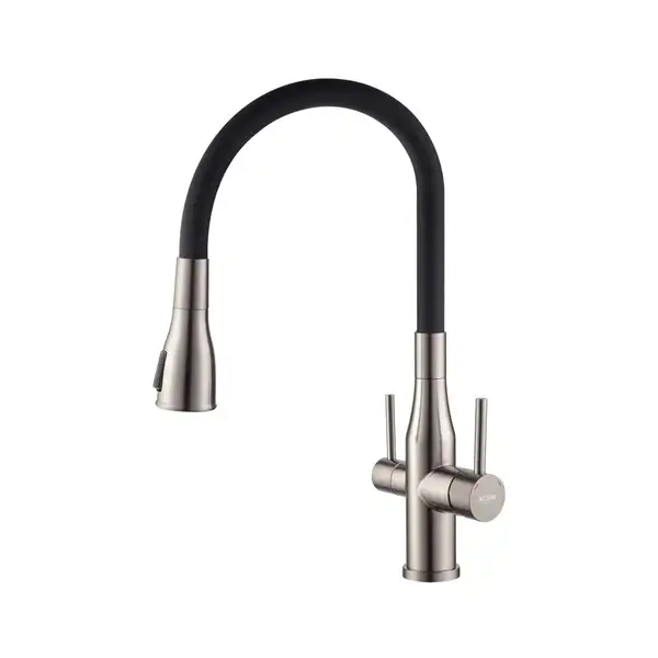 Koer KI-72024-07 Смеситель для кухни, сталь (KR5013)