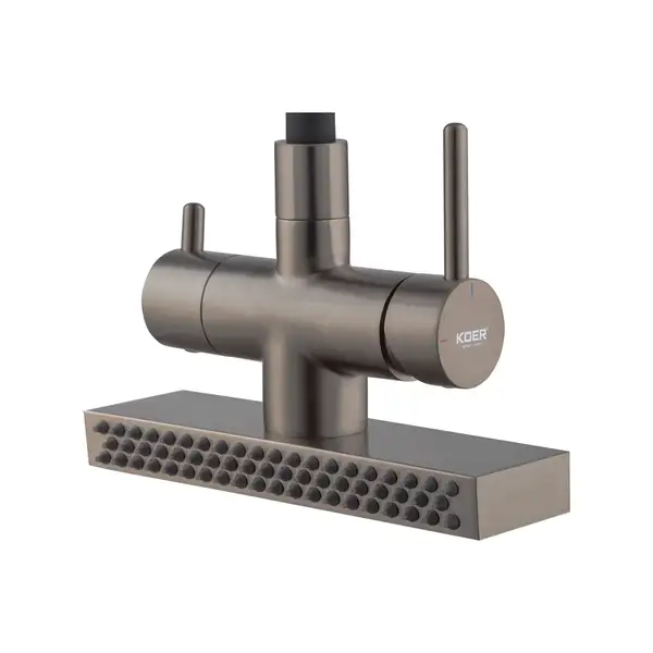 KOER KB-74027-07 Смеситель для кухни, черный (KR5203)