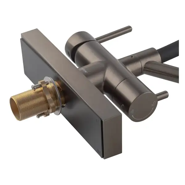 KOER KB-74027-07 Смеситель для кухни, черный (KR5203)