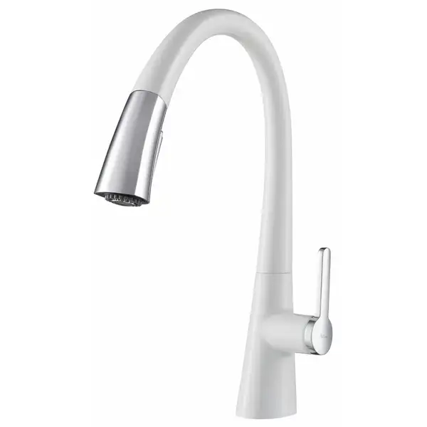 Kraus Змішувач кухонний KPF-1673 - Білий (KPF-1673CHWH)