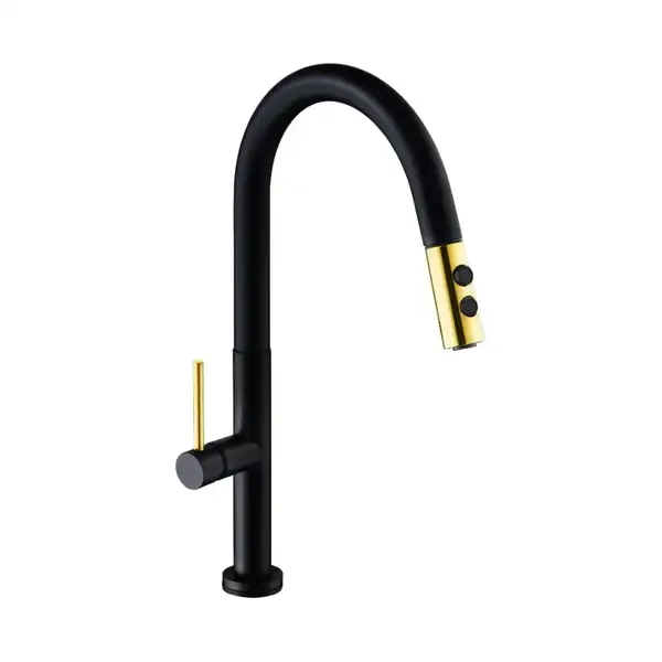 Смеситель для кухни MEXEN AVA BLACK GOLD (MEX-672800-75)