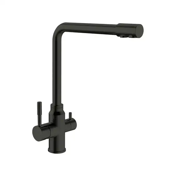Mixxus SUS-021 Смеситель для кухни, черный (MI5861)