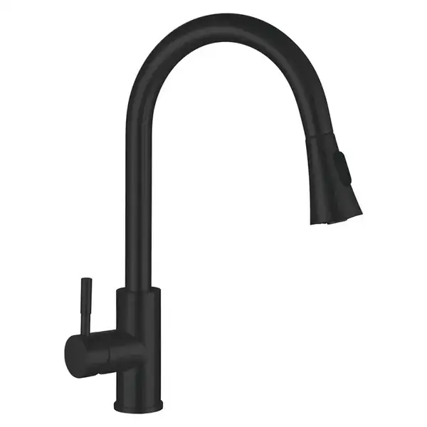 MIXXUS SUS-014-B Змішувач кухонний, чорний (MI5862)