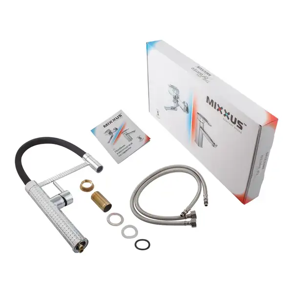 MIXXUS PREMIUM Oliwer 017 Смеситель для кухни, черный (MI6965)