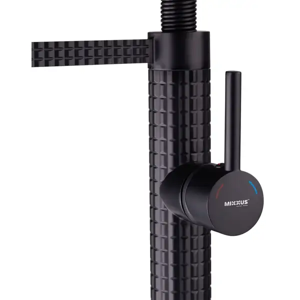 MIXXUS PREMIUM Spark 017 BLACK Смеситель для кухни, черный (MI6969)