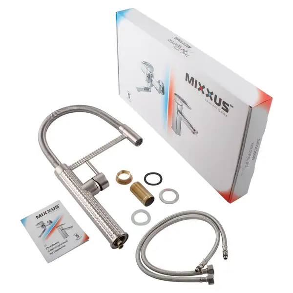 MIXXUS PREMIUM Spark 017 Смеситель для кухни, сатин (MI6971)