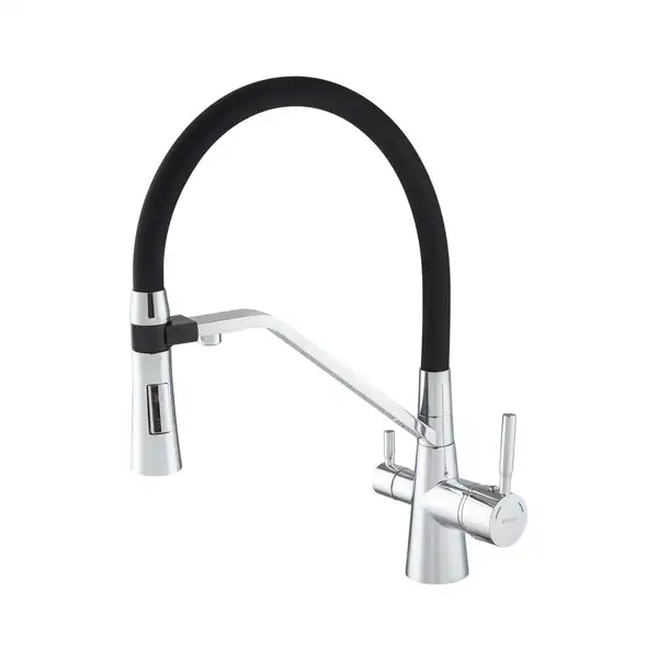 Mixxus Premium Magnet 021 Смеситель для кухни, черный (MI6973)