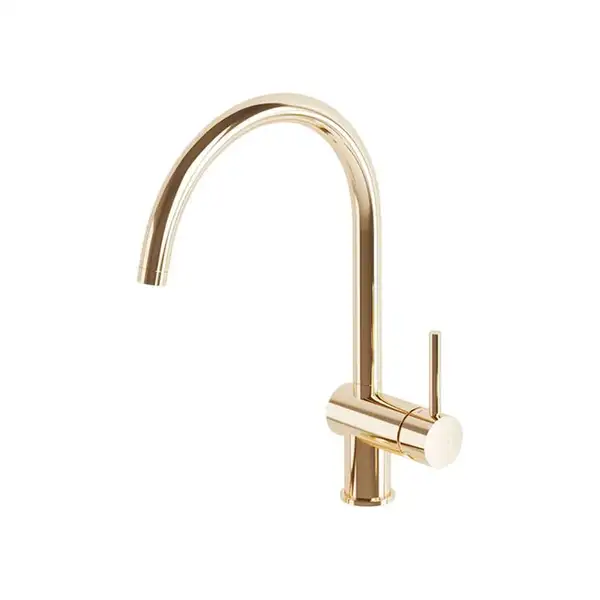 Змішувач для кухні Paffoni Light, з поворотним виливом, Honey Gold (LIG280HG)
