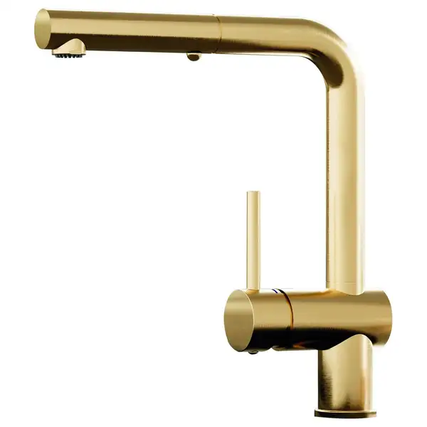 Paffoni Light Змішувач для кухні, матове медове золото (LIG285HGSP-MET)