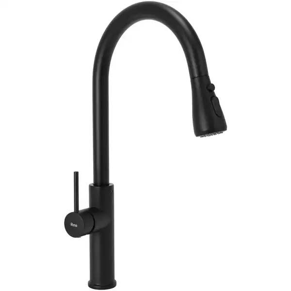 Смеситель для кухни REA NEST BLACK MAT черный (REA-B2057)