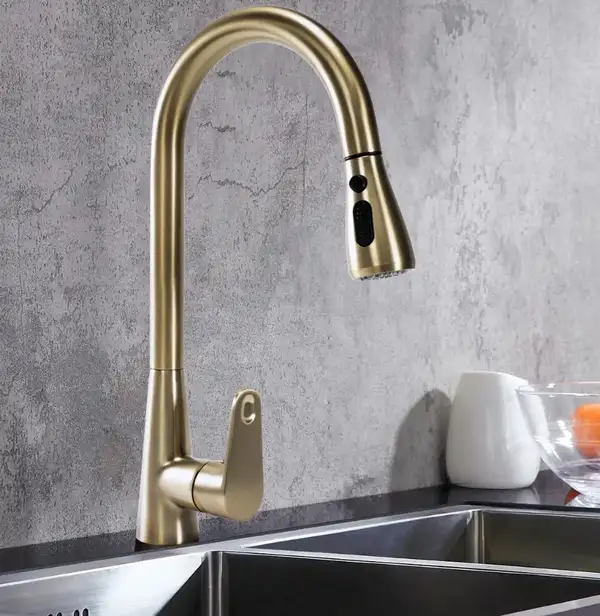 Смеситель для кухни REA MILD BRUSHED GOLD (REA-B4803)
