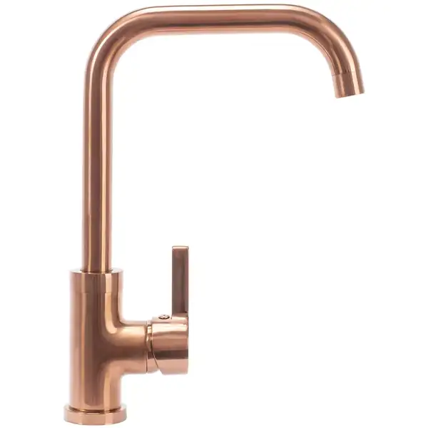 Смеситель для раковины (умывальника) REA FOLK ROSE GOLD розовое золото (REA-B5151)