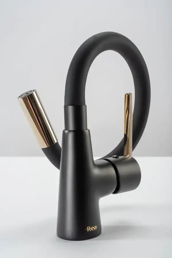 Смеситель для кухни REA ICON BLACK GOLD (REA-B5682)