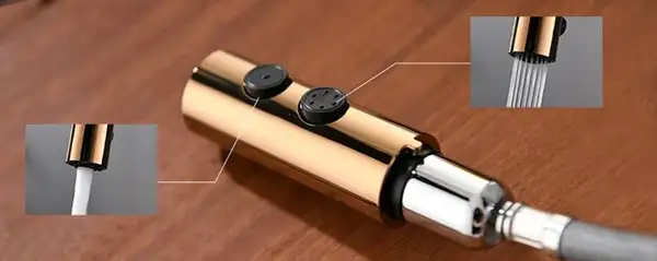 Смеситель для кухни REA  APOLLO BLACK ROSE GOLD (REA-B9600)