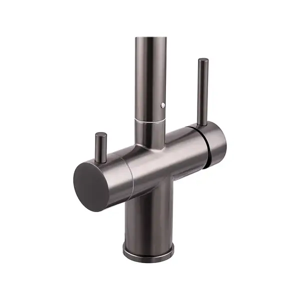 ZERIX LUX-024 Кухонный смеситель на две воды, графит (ZX5557)