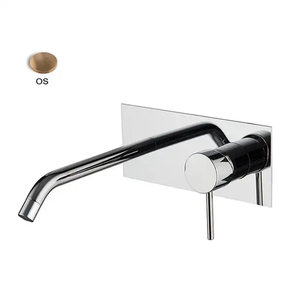 Змішувач для умивальника Fima Carlo Spillo, BRUSHED GOLD (F3051LX5OS)