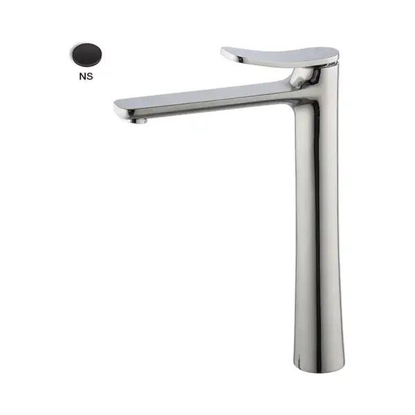 Fima Carlo Змішувач для умивальника високий Fima Flo, чорний матовий (F3801/HNS) (F3801_HNS)