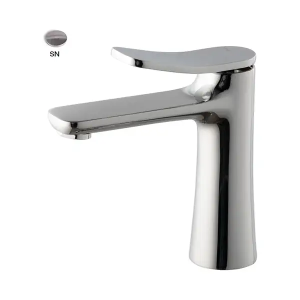 Fima Carlo Змішувач для умивальника Fima Flo, браширований нікель (F3801SN)