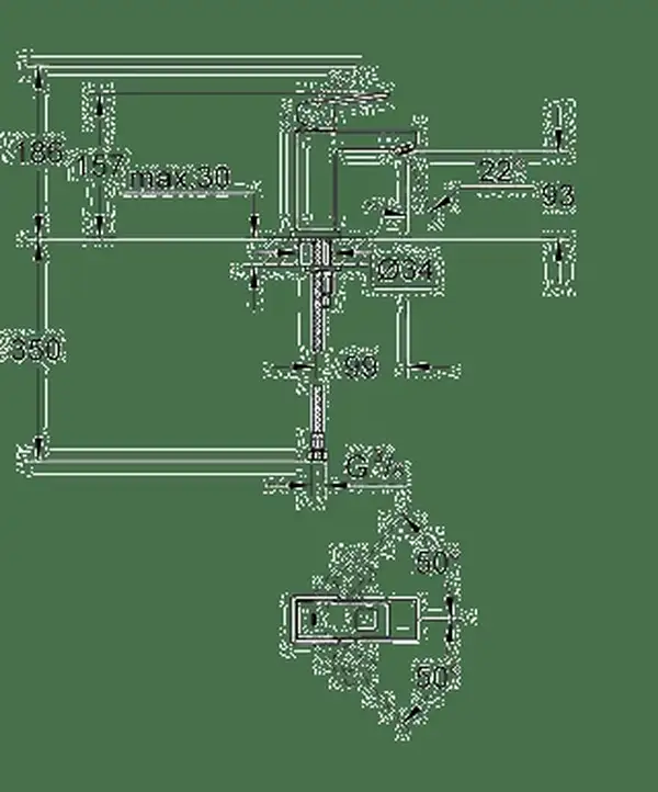 Змішувач для умивальника Grohe Eurocube S-Size, без донного клапана, хром (2313200E)