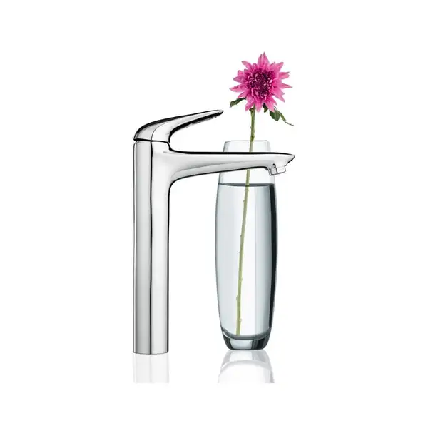 Смеситель для раковины высокий Grohe Eurostyle (цвет - хром), без донного клапана (23570003) фото 3 Aquada.com.ua