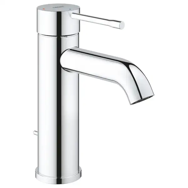 Змішувач для умивальника Grohe Essence New S-Size з донним клапаном, хром (24180001)