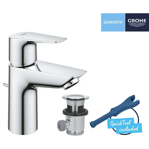 Grohe StartEdge Смеситель для раковины S-Size, хром (24196001)