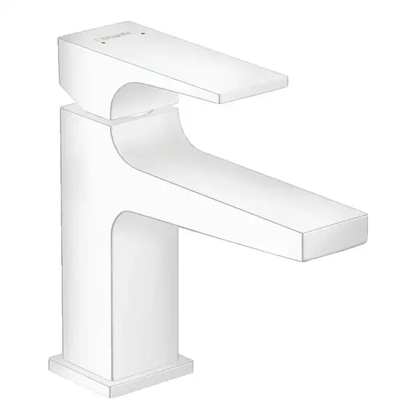 Hansgrohe Metropol 100 Смеситель для раковины, белый матовый (32500700)
