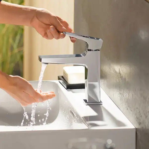 Hansgrohe Metropol 100 Смеситель для раковины, белый матовый (32500700)