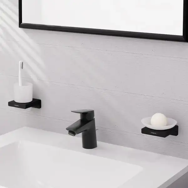 HANSGROHE Logis Змішувач для раковини, чорний матовий (71070670)