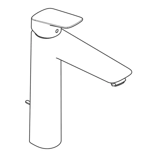 Hansgrohe Logis Змішувач для раковини, чорний матовий (71090670)