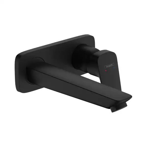 Hansgrohe Logis Змішувач для раковини, настінний, чорний (71220670)