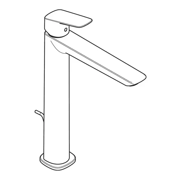Hansgrohe Logis Fine Змішувач для раковини, чорний матовий (71257670)