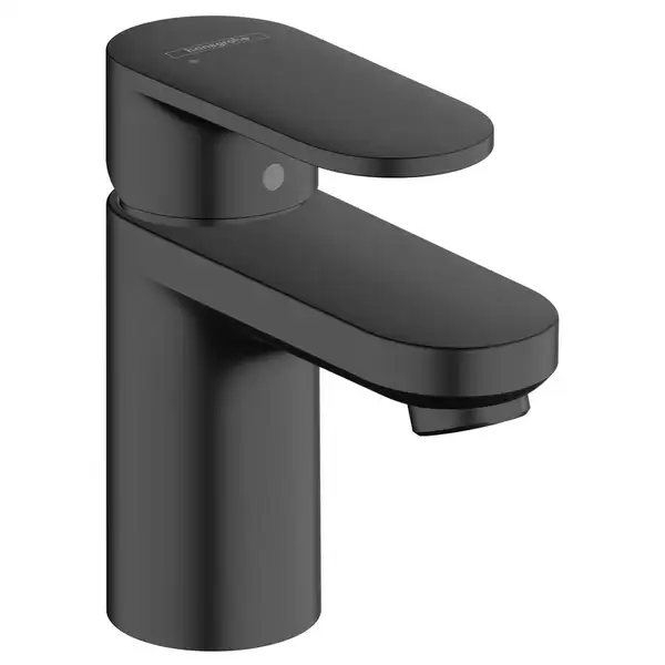 Смеситель для раковины 70 Hansgrohe Vernis Blend (цвет - чёрный матовый), без донного клапана (71558670) фото 1 Aquada.com.ua