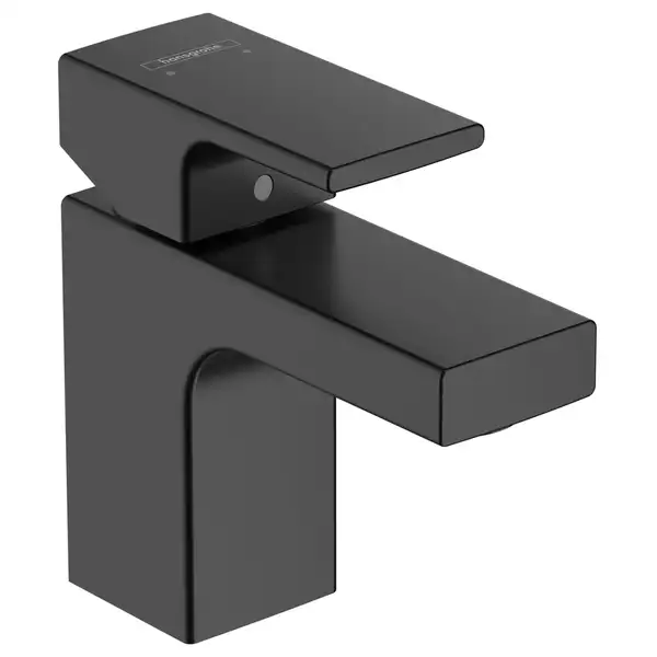 Смеситель для раковины 70 Hansgrohe Vernis Shape (цвет - чёрный матовый), с донным клапаном (71560670) фото 1 Aquada.com.ua