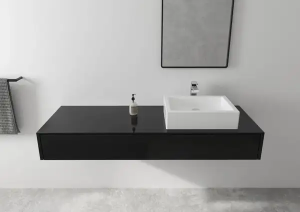 Смеситель для раковины высокий Hansgrohe Vernis Shape (цвет - хром), с донным клапаном (71562000) фото 3 Aquada.com.ua