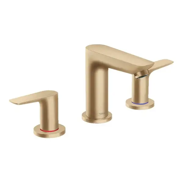 Змішувач для умивальника Hansgrohe Talis E на 3 отвори, бронза матова (71733140)