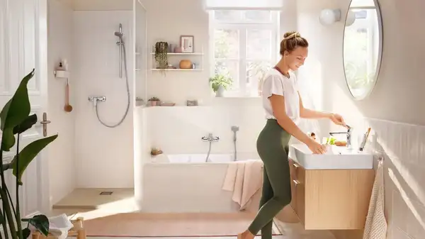 Hansgrohe Rebris S 80 Coolstart Змішувач для умивальника, хром (72510000)
