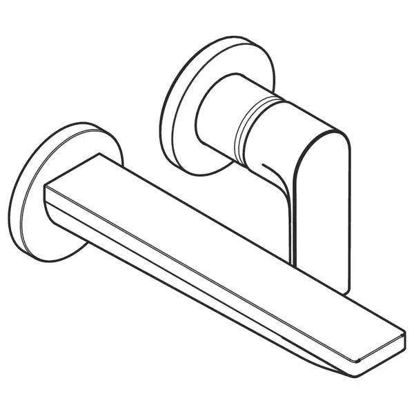 Hansgrohe Rebris E Змішувач для умивальника, чорний (72568670)