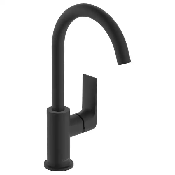 Змішувач для раковини Hansgrohe Rebris E, чорний (72576670)