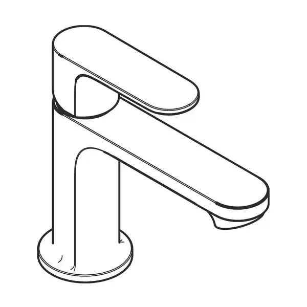 Hansgrohe Rebris S Змішувач для раковини, чорний матовий (72586670)