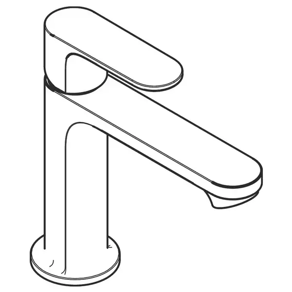 Hansgrohe Rebris S Змішувач для раковини, чорний матовий (72588670)