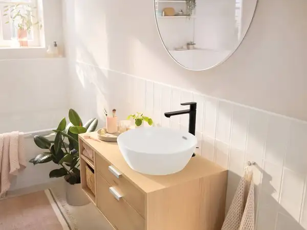 Hansgrohe Rebris S Змішувач для раковини, чорний матовий (72590670)