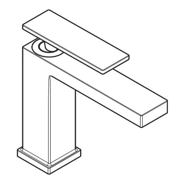 HANSGROHE Tecturis E 110 Змішувач для раковини, хром (73012000)