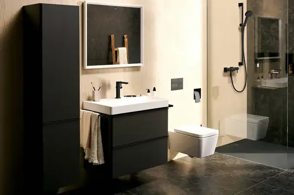 Hansgrohe Tecturis E Змішувач для раковини, чорний матовий (73041670)