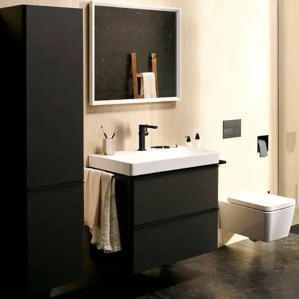 Hansgrohe Tecturis E Змішувач для раковини, чорний матовий (73041670)