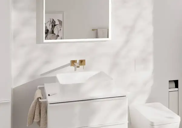 Hansgrohe Tecturis E Змішувач для раковини, шліфована бронза (73051140)