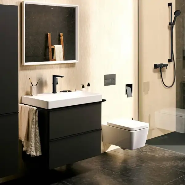 Hansgrohe Tecturis E Змішувач для раковини, чорний матовий (73060670)