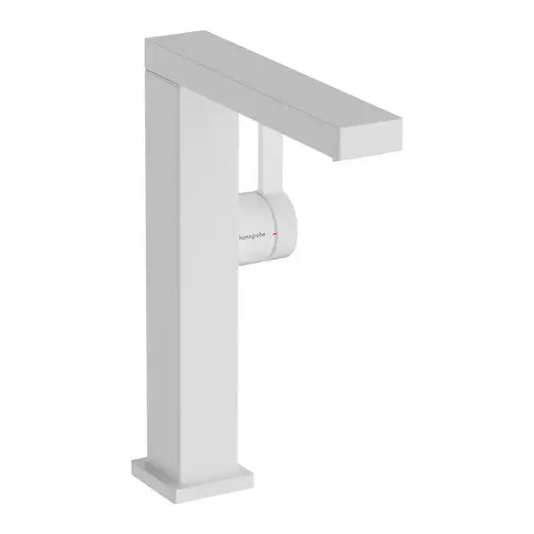Змішувач для раковини 210 Fine CoolStart EcoSmart+ Hansgrohe Tecturis E (колір - білий матовий), з поворотним виливом та донним клапаном Push-Open 73060700
