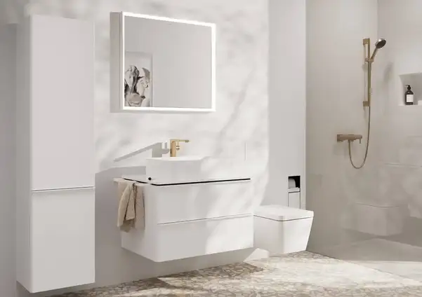 Hansgrohe Tecturis E Змішувач для раковини, шліф. бронза (73070140)