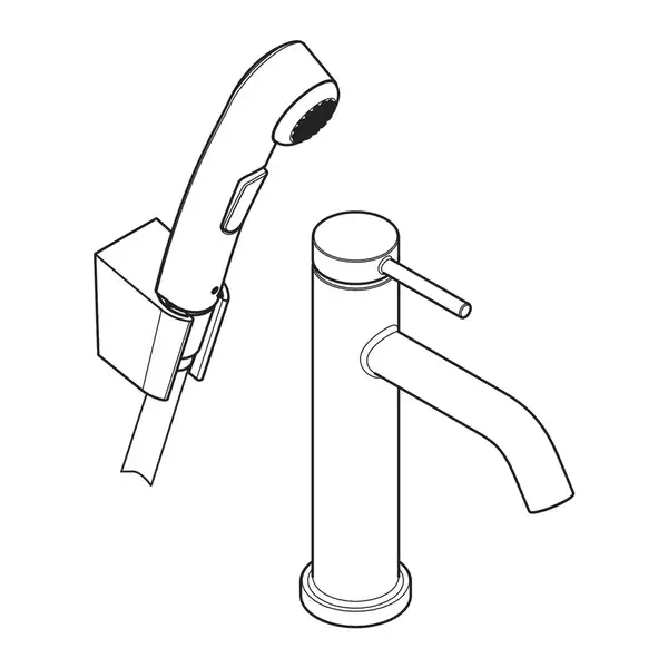Hansgrohe Tecturis S Змішувач для раковини, хром (73211000)